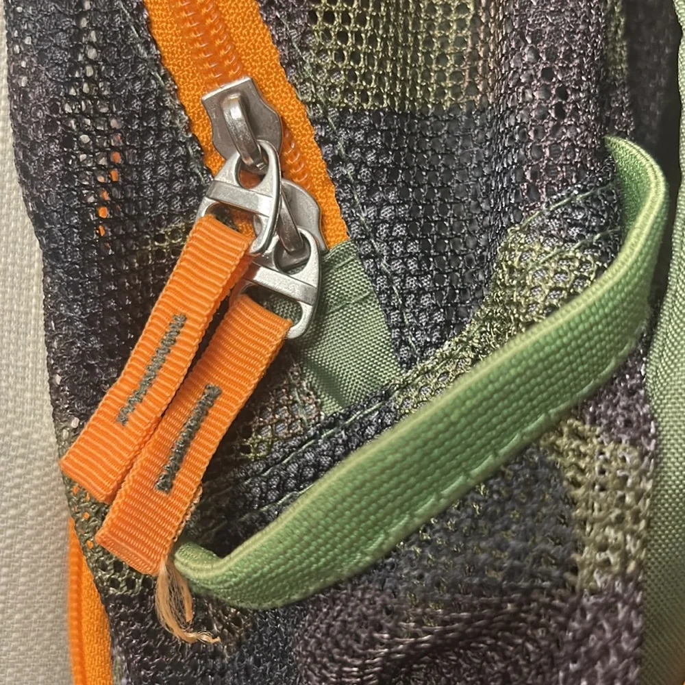 Austin Trading Co. camo mesh backpack
